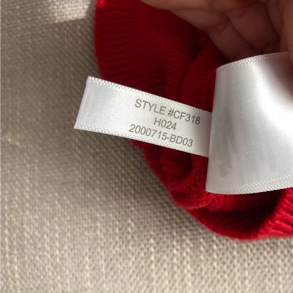 Womens J Crew NWT lightweight red Sweater in size S. - Picture 5 of 5